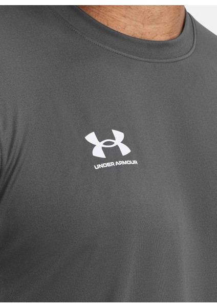 1379589-025-UA M's Ch. Train Ss Gri Bisiklet Yaka Normal Düz Erkek T-Shirt fırsatları