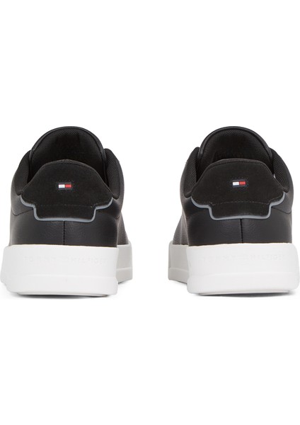 Siyah - Beyaz Erkek Sneaker Th Court Lth Detaıl Ess modelleri