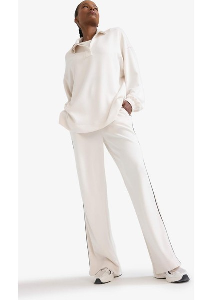 Fit Wide Leg Geniş Paça Cepli Standart Boy Modal Soft Touch Pantolon D1458AX25AU fiyatları