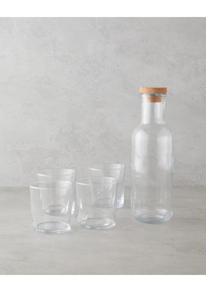 Selly Cam 5 Parça Su Takımı 1000 ml + 380 ml Şeffaf
