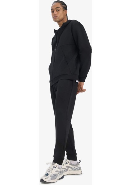 Fit Slim Fit Dar Kesim Standart Paça Skuba Dalgıç Kumaş Jogger Eşofman Altı Z9112AZ25AU fırsatları