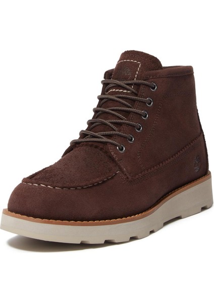 BRITTON MILLS MID LACE UP CHUKKA BOOT Erkek Dark Brown Suede Bot TB0A6CEPEIV1 modelleri