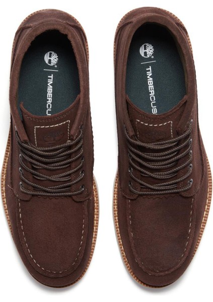 BRITTON MILLS MID LACE UP CHUKKA BOOT Erkek Dark Brown Suede Bot TB0A6CEPEIV1 fırsatları