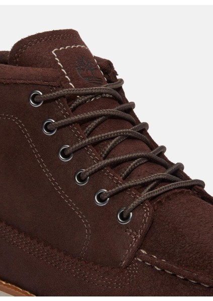 BRITTON MILLS MID LACE UP CHUKKA BOOT Erkek Dark Brown Suede Bot TB0A6CEPEIV1