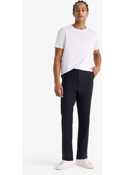 Fit Slim Fit Dar Kesim Standart Paça Dokuma Sporcu Pantolon D9247AX25AU