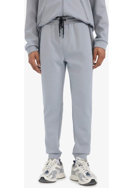 Fit Slim Fit Dar Kesim Standart Paça Skuba Dalgıç Kumaş Jogger Eşofman Altı Z9112AZ25AU