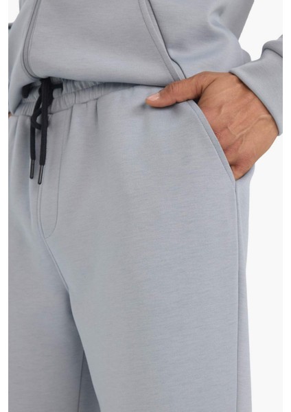 Fit Slim Fit Dar Kesim Standart Paça Skuba Dalgıç Kumaş Jogger Eşofman Altı Z9112AZ25AU