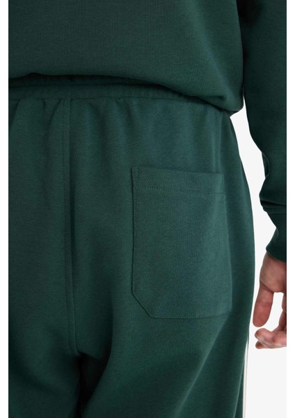 Regular Fit Beli Bağcıklı Cepli Paçası Lastikli Jogger Eşofman Altı E9664AX25AU