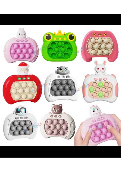 Müzikli Popit Renkli Eğlence Oyuncağı Işıklı Strês Giderici Çocuk Yetişkinler Için Parti Oyun Arkadaşı Dekoratif Eğlenceli Hediye Seçeneği fırsatları