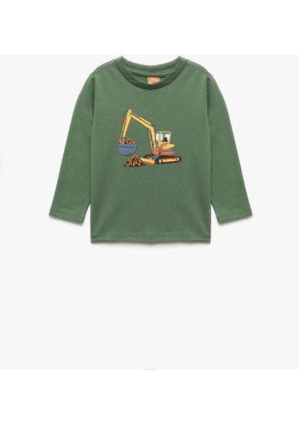 Yeşil Erkek Bebek Sweatshirt 6WMB10008TK