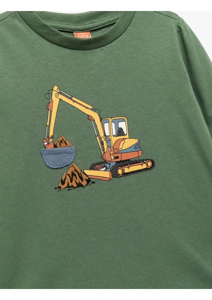 Yeşil Erkek Bebek Sweatshirt 6WMB10008TK modelleri