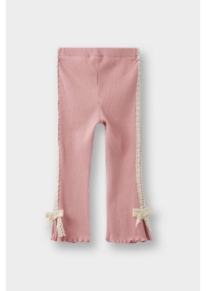 Kız Bebek Fitilli Kaşkorse Fiyonk Detaylı Tayt F8450A525AU