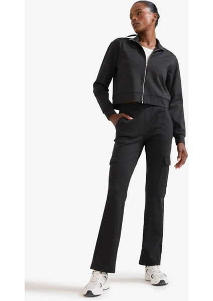 Fit Straight Fit Kargo Cepli Esnek Kumaş Standart Boy Sporcu Pantolon E8961AX25AU