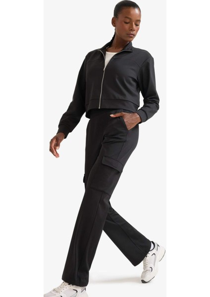 Fit Straight Fit Kargo Cepli Esnek Kumaş Standart Boy Sporcu Pantolon E8961AX25AU fırsatları