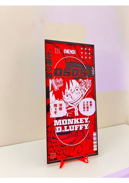 Monkey D. Luffy Koleksiyon Tablosu One Piece Temalı