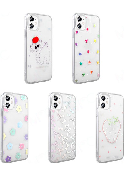 iPhone 11 Kılıf Darbe Emici Magsafe Şarj Şeffaf Figürlü Parlak Şık Görünüm Silikon Kapak fırsatları