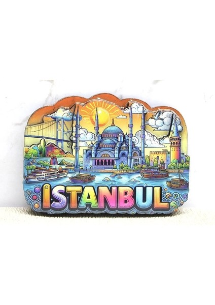 Bfs Ahşap Istanbul Temalı Magnet ALK4366
