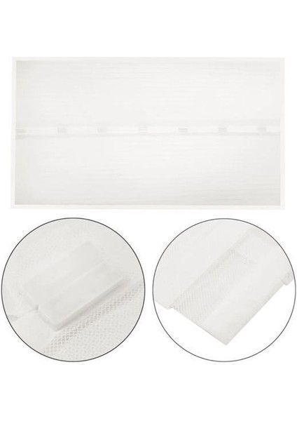 Pratik Manyetik Mıknatıslı Beyaz Kapı Pencere Sinekliği Tülü 90 x 210 cm