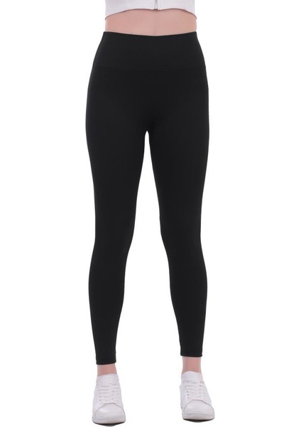 Toparlayıcı Kalın Kemerli Fitilli Kadın Uzun Tayt 4084 fiyatları