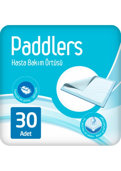 Hasta Bakım Yatak Koruyucu Örtü 30'lu (60X90 Boyutunda)