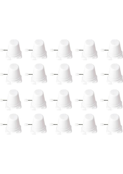 20 Adet Saat Bacaklı Robot Kurmalı Oyuncak Hareketi Çocuk Beyaz (Yurt Dışından)