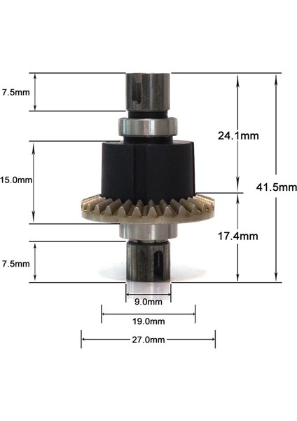 SG1603 SG1604 SG1605 SG1606 UD1601 Için 1 Set Metal Dişli Diferansiyeli (Yurt Dışından) indirimleri