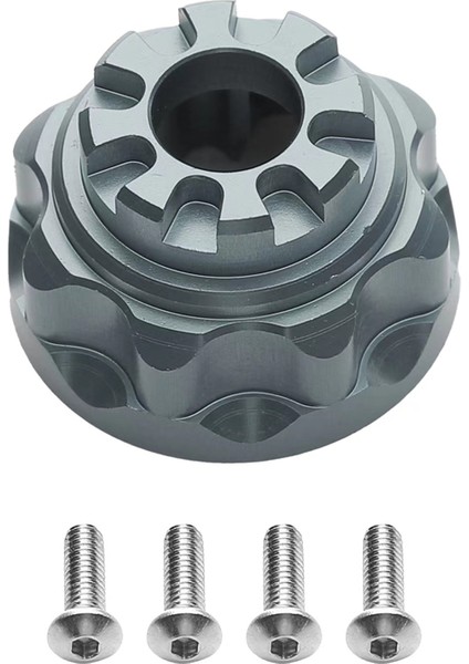 1 Adet Metal Evrensel Ön/arka Diferansiyel Taşıyıcı Kasa, Gri (Yurt Dışından)