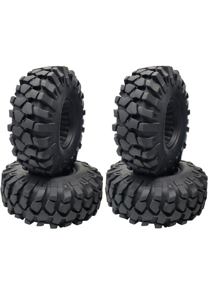 4 Adet 1.9 Inç 108MM Kauçuk Lastik Tekerlek Lastiği Axial SCX10 Iıı Için (Yurt Dışından)