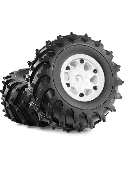 4 Adet 128MM 1/10- Beadlock Jant Lastik Seti Beyaz (Yurt Dışından) indirimleri
