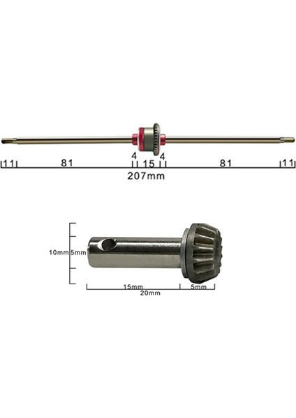 FY01 FY02 FY03 1/12 Rc Araba Parçaları Için Metal Arka Diferansiyel (Yurt Dışından) indirimleri