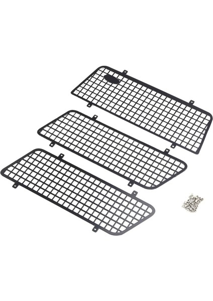 Trx4 82046-4 1/10 Rc Paletli Araba Için 3 Adet Pencere Ağı (Yurt Dışından)