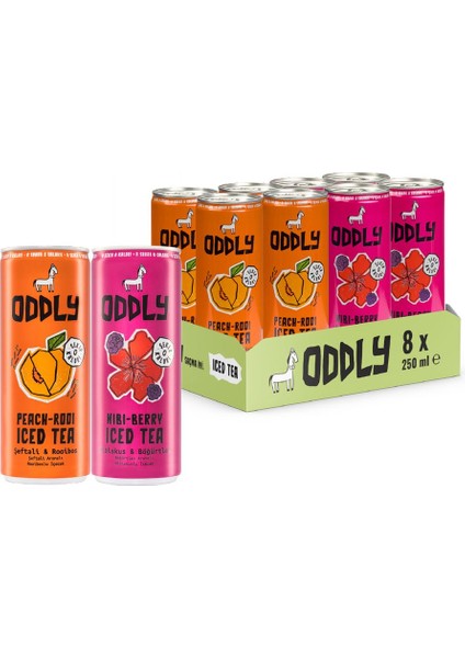 Saçma İyi Soğuk Çay Hero İkilisi! Peach-Rooi, Hibi-Berry Kutu 250 ml 8 Adet fiyatları