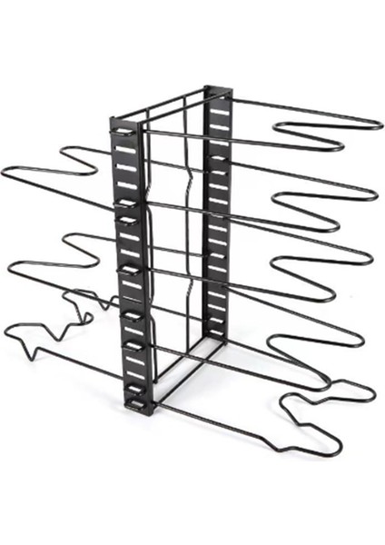 Tencere Düzenleyici Raf 8 Katlı Tencere ve Tava Düzenleyici, Mutfak Dolabı Tencere Saklama Için Tencere Kapağı Düzenleyici (Yurt Dışından)