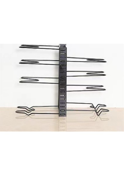 Tencere Düzenleyici Raf 8 Katlı Tencere ve Tava Düzenleyici, Mutfak Dolabı Tencere Saklama Için Tencere Kapağı Düzenleyici (Yurt Dışından) fırsatları