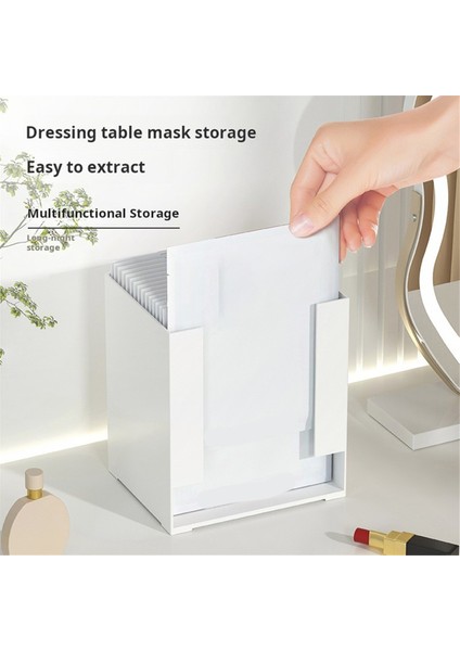 Masaüstü Için Depolama Düzenleyici Kutusu, Maske Saklama Kutusu, Hazır Erişte, Atıştırmalıklar, Çeşitli Eşyalar, Yüz Maskeleri Için Ideal L (Yurt Dışından) modelleri
