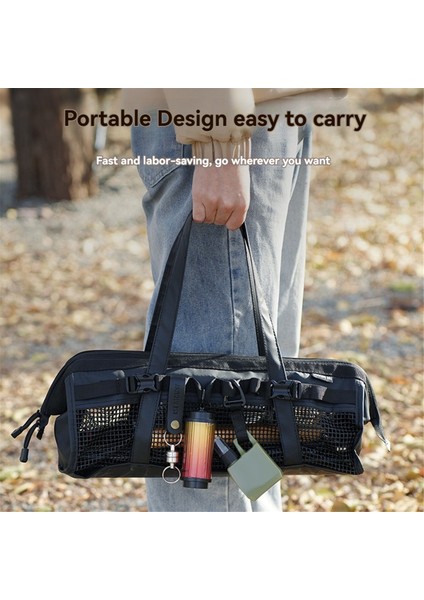 Ise Mount Kamp Alet Çantası Büyük Kapasiteli Çadır Kazığı Çivi Ağı Saklama Çantası Çekiç Rüzgar Halatı Katlanır Tote Çanta (Yurt Dışından) fırsatları