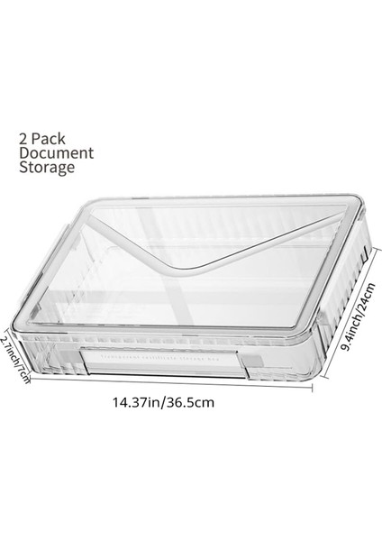 2 Adet 8,5 x 11 Kağıt Saklama, Saplı A4 Dosyalar Için Şeffaf Plastik Düzenleyici Taşınabilir Proje Çantası, Sanat Düzenleyici (Yurt Dışından) fiyatları