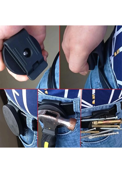 Kemer Manyetik Klipsler Ağır Hizmet Tipi Manyetik Alet Tutucu Siyah Mıknatıslı Kemer Düzenleyici Tornavidalar Anahtar Aksesuarları (Yurt Dışından) fırsatları