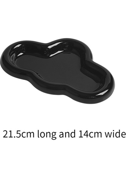 Mücevher Için Dekoratif Bulut Tepsi, Estetik Oda Dekor Aksesuarı, Ev Masaüstü Düzenleyici, Seramik Mücevher Sergileme Tepsisi A (Yurt Dışından) fiyatları