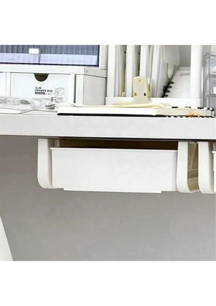 Masa Altı Gizli Çekmece - Ofis ve Ev Için Yapışkanlı Saklama Düzenleyici, Kırtasiye ve Kozmetikler Için Büyük Kapasiteli (Yurt Dışından) fiyatları