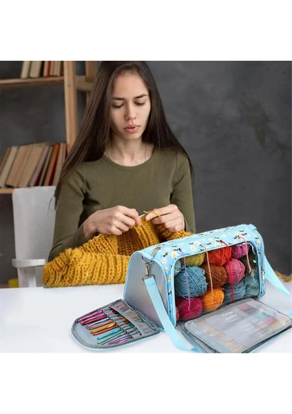 Tığ Işi Için Iplik Çantaları Iplik Çantası Düzenleyici Taşınabilir Örgü Düzenleyici Çok Amaçlı Tığ Işi Proje Çantası Iplik Çantası (Yurt Dışından) indirimleri