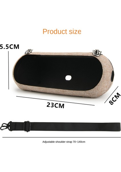 Beats Pill 2024 Hoparlör Eva Fermuarlı Saklama Sert Kılıf Ses Omuz Askısı Messenger Çanta Altın (Yurt Dışından) modelleri