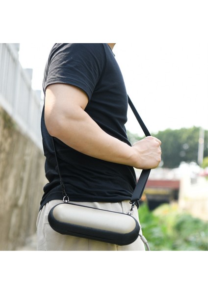 Beats Pill 2024 Hoparlör Eva Fermuarlı Saklama Sert Kılıf Ses Omuz Askısı Messenger Çanta Altın (Yurt Dışından) fırsatları