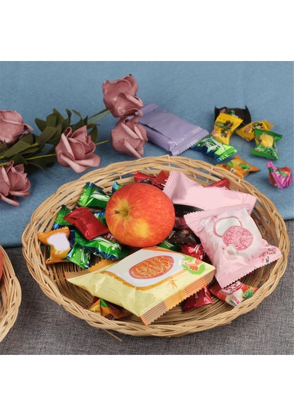 10 Adet 9.8 Inç Bambu Kağıt Tabak Tutucu, El Dokuma Hasır Tabak Tutucular Partiler, Piknik ve Barbekü Için, Yeniden Kullanılabilir (Yurt Dışından) indirimleri