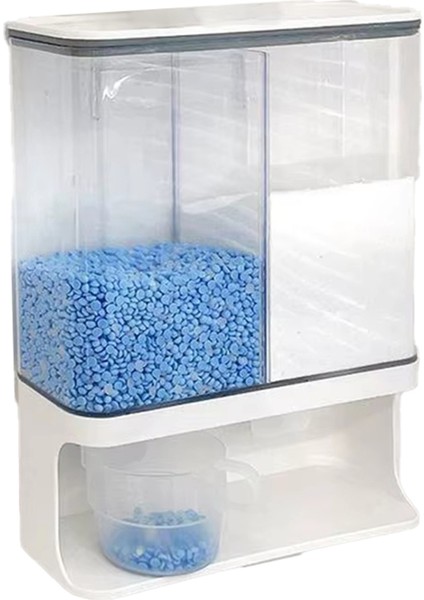 Duvara Monte Çamaşır Deterjanı Dağıtıcısı - Dahil Bardaklarla Çamaşır Kokusu Güçlendiriciler Için Çok Yönlü Depolama (Yurt Dışından)