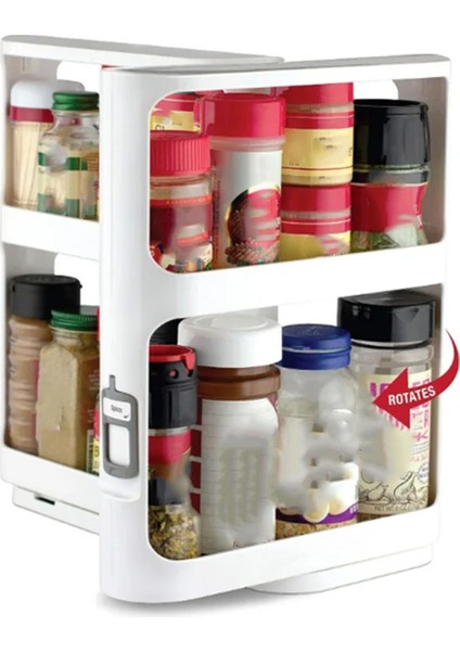 Mutfak Depolama Döner Raf Çok Katmanlı Depolama Rafı Dolap Gıda Malzemesi Depolama Çekme Tipi Döner Baharat Rafı (Yurt Dışından) indirimleri