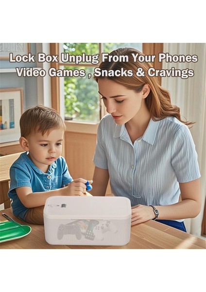 Kilitlenebilir Saklama Kutusu, Kilitli Kutusu, Cep Telefonu Kilitli Hapishane, Kişisel Buzdolabı Için Konteyner Kutusu Ev Bej (Yurt Dışından) modelleri