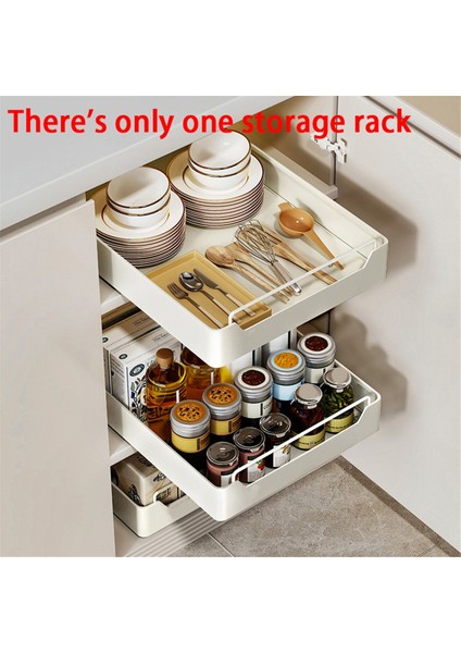 Çekmeceli Mutfak Saklama Kutusu, Dolap Düzenleyici Raf, Baharat Kiler Rafları, Çekmece Sepeti, Kolay Kurulum, Sessiz Kayar (Yurt Dışından) fiyatları