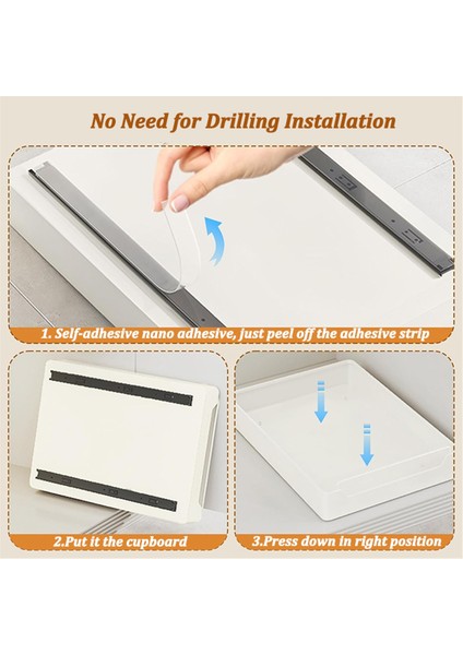 Çekmeceli Mutfak Saklama Kutusu, Dolap Düzenleyici Raf, Baharat Kiler Rafları, Çekmece Sepeti, Kolay Kurulum, Sessiz Kayar (Yurt Dışından) indirimleri