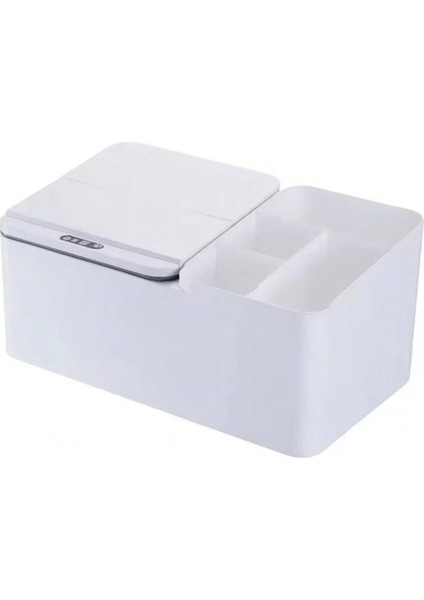 Akıllı Indüksiyon Elektrikli Masaüstü Depolama Kutusu Rafı Mücevher Bitirme Cilt Bakımı Mendil Kutusu Ofis Atıştırmalık Kutusu (Yurt Dışından)